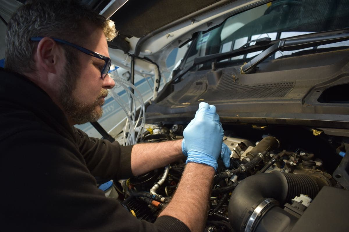 Customer service area