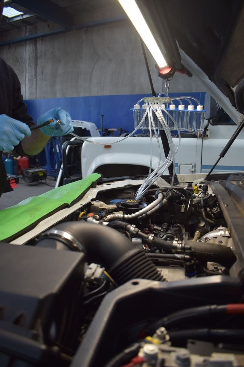 Well-stocked parts inventory