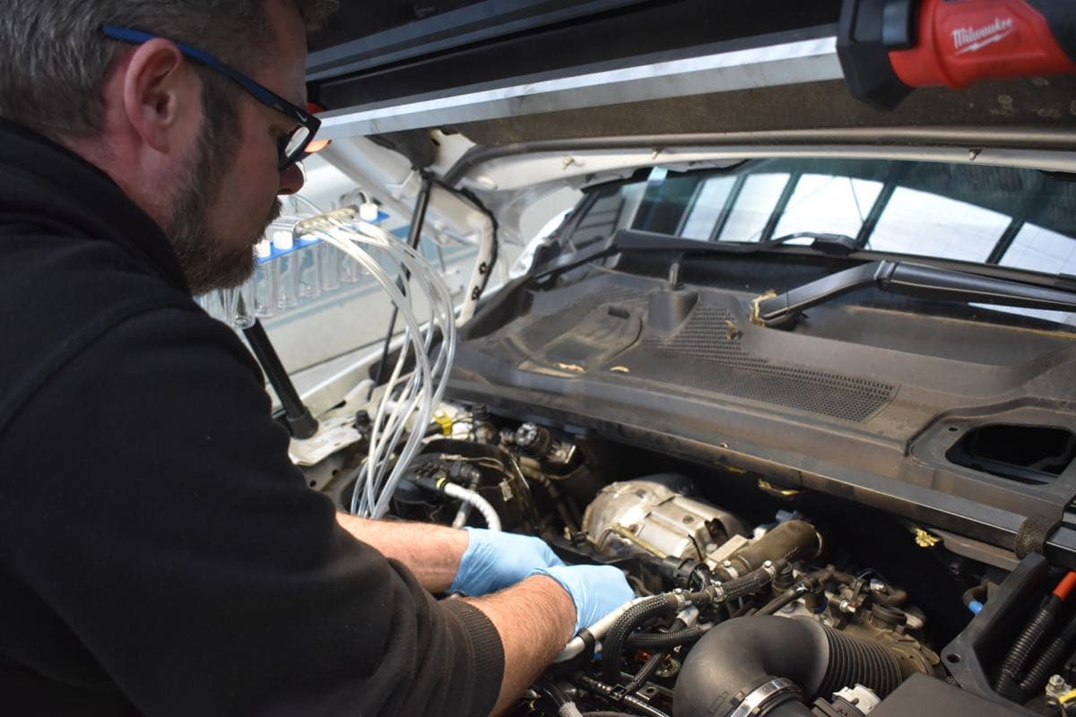 Service bay overview at Mornington Carpower